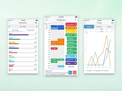 Hello dribbble ~ anniapp pixel time logger time tracker