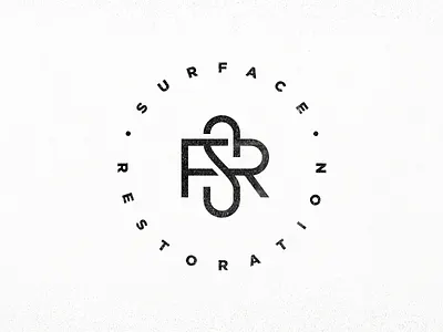 Surface Restoration: Mark_2 circle graphic design logo mark minimal monogram r restoration round s surface tmoneydesign