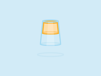 Glass Half Full drink glass hover juice optimism