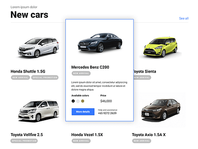 I want to buy a new car cars ecommerce mockup