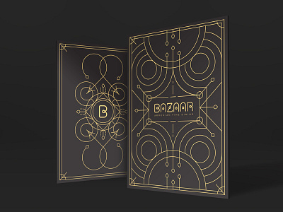 Bazaar Menu braind logo design menu design restaurant branding restaurant menu