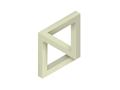 Penrose geometric impossible logo