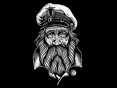 Salty Dog - Flash Art americana art clip art design flash illustration nautical sailor salty dog tattoo