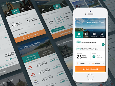 Panorama Tours Mobile App android app e commerce flight hotel ios mobile panorama tours travel vacation
