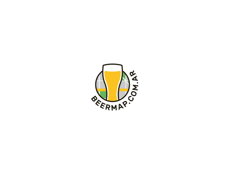 Beermap 🍺📍 after effects animation beer design drink gif liquid location logo map