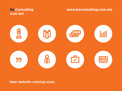 BeConsulting website icons graphic design icons méxico zinegraph