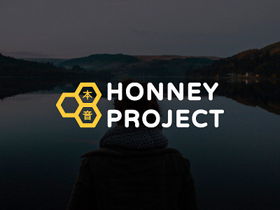 Honney Project branding color design identity illustrator logo solid vector white yellow