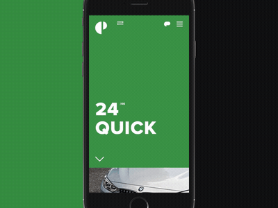 Car Price Mobile car clean clear fullscreen green grid main minima promo web website white