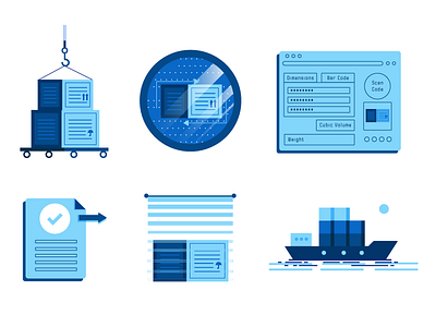 New project. cargo export import scan shipping