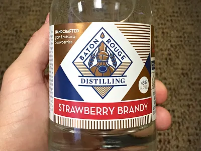Brandy Label foil label logo