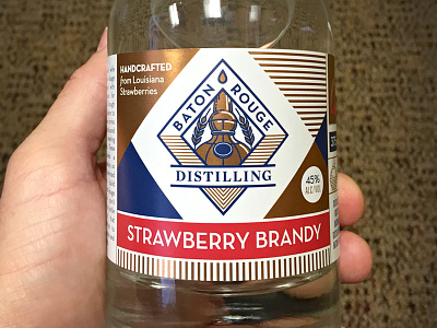 Brandy Label foil label logo