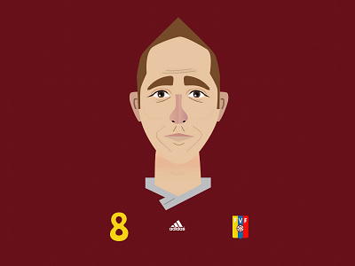 Soccer Player character face flat football illustration player soccer sport vector