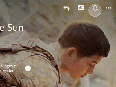 Follow a show icons media notification rakuten show video viki watch