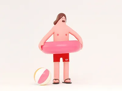 The Man From Ipanema 3d art arttoy graphic illustration summer