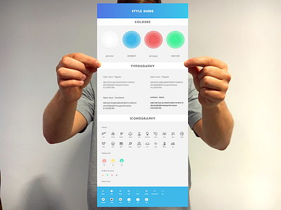 Style Guide app document guide ios sketch style