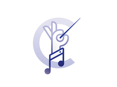 C for Conductor c conductor hand music