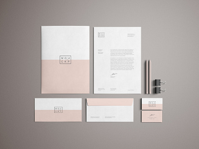 Advanced Stationery Mockup - PSD branding business card design download envelope free letterhead mockup stationery