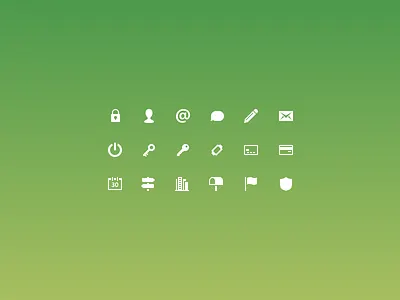 Misc Icons - Part 1 calendar city coupon credit card email icons key lock message postal street user