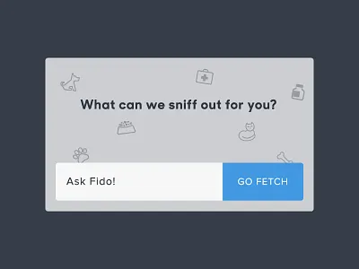Daily UI #22 - Search dailyui dogs pets search
