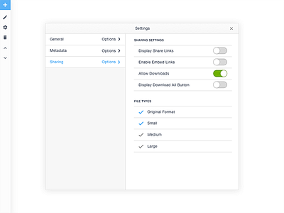 UI/UX Pattern - Settings Module and Toolbar design interaction module pattern settings toolbar ui usability ux