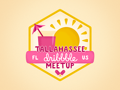 Summer Meetup! badge drinks meetup popsicle summer tallahasse tlh