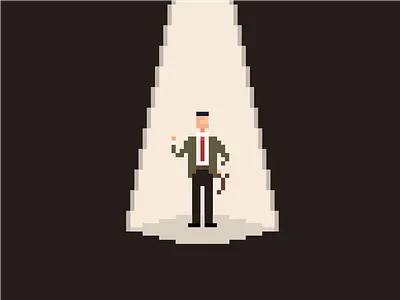 Mr.Bean 90s pixel pixel art