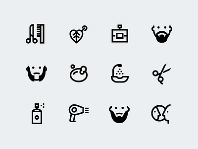 Beauty for Windows 10 beard beauty comb hair icon icons line icons mirror perfume soap windows icons