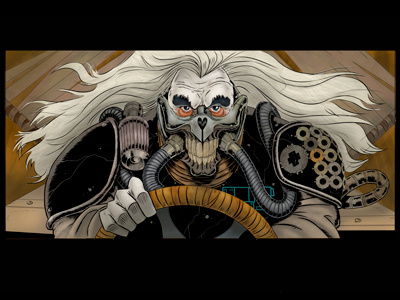 Mad Max character design illustration