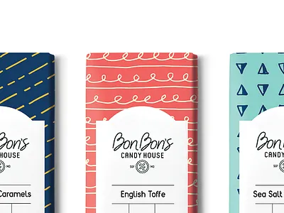 Candy Branding branding candy chocolate logo packaging patterns