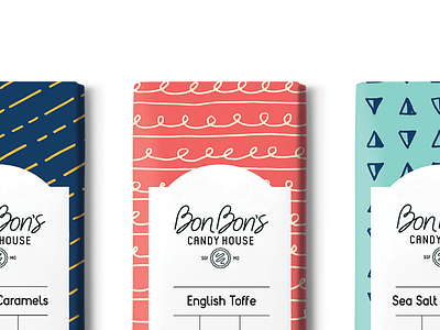 Candy Branding branding candy chocolate logo packaging patterns