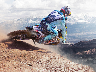 Ken Roczen Composite/Retouching compositing fox moto motocross mountains redbull retouching roczen suzuki