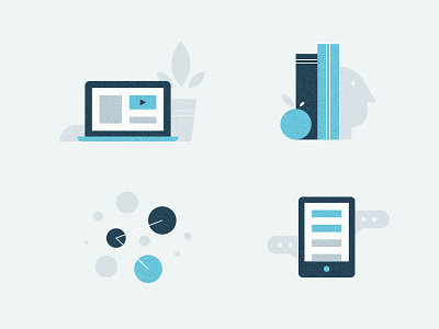 Career Page Illustrations blue career illustrations web