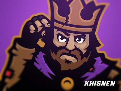 A Broke King king logo mascot royal sport branding sport logo