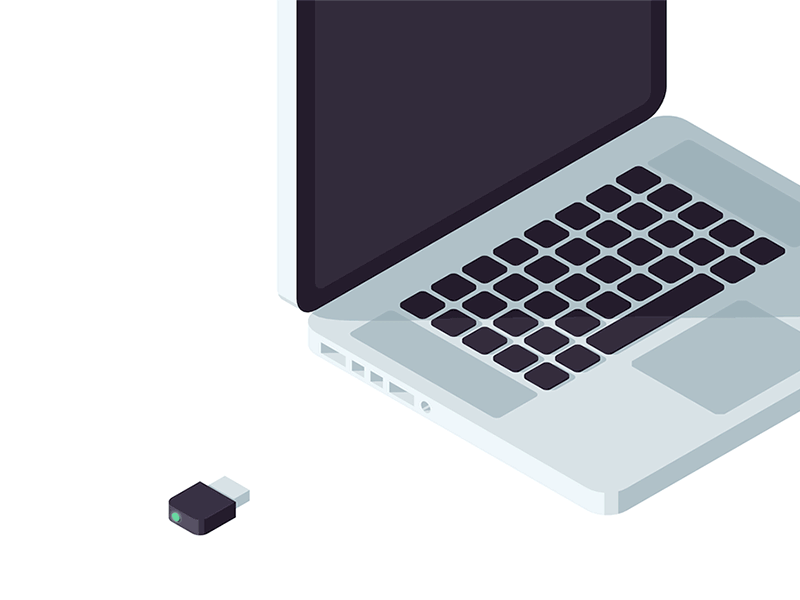 2FA Prompt 3d c4d isometric macbook