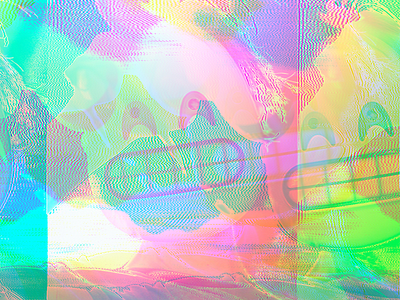 Glitch emoji glitch mask