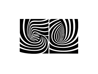 50 lettering op art