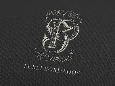 Publibordados branding embroidery graphic design identity logo