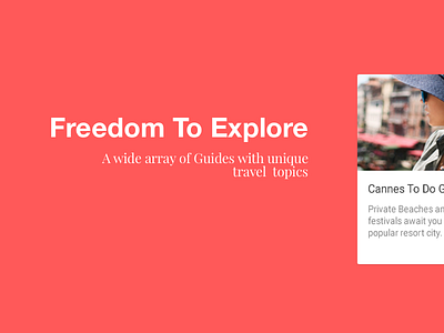 Travel App Website Screenshot travel ui ux