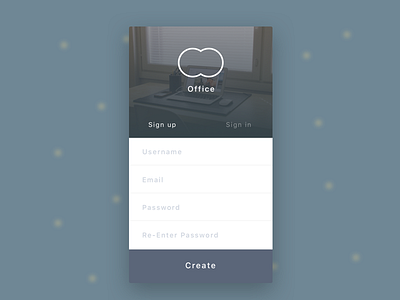 Design #04 - Signup 35 designs create account design new account office sign in signup