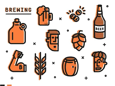 Brewer code barrel beer brew brewer brewing chop crew growler hops spike