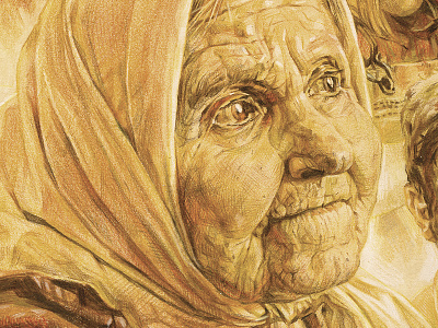 Grandma grandma illustrations pencils