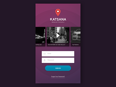 Katsana - Login (Alternative) introduction login onboarding signup video