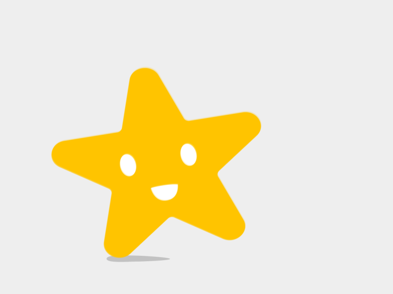 Jump jump ae after effects animation gif illustrator jump simple star