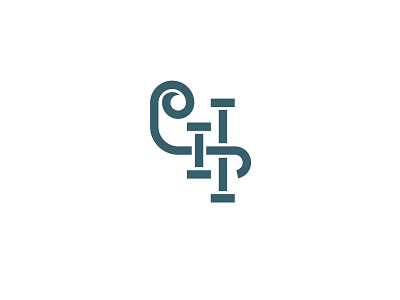 C H Monogram classic cotton crafted monogram type typography woven