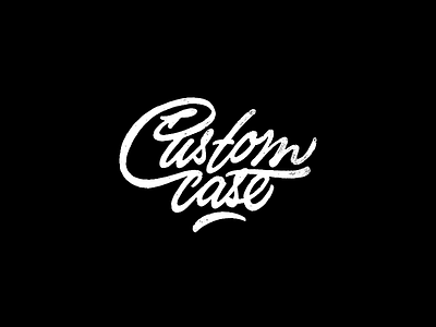 CustomCase calligraphy custom hand lettering lettering logo logotype raw sketch typerface typography