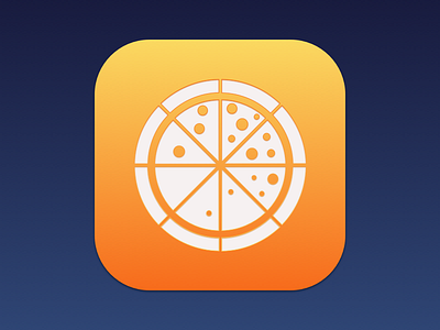 Pizza icon - prototype work ios logo ui