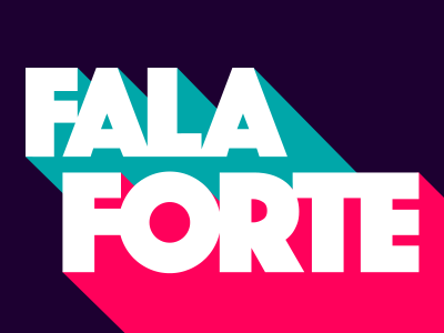 Logotype of my Youtube channel channel cyan design fala forte logo logotype magenta youtube