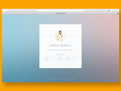 Card Styled Landing Page css3 graphics html5 landing page layout modern ui stylist web website