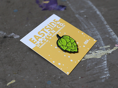 Hop Pin beer enamel pin hop hops pin