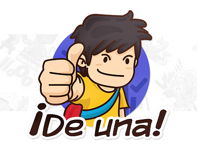 ¡De una! colombia guy nesslink ok sticker thumb